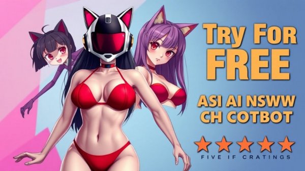 SuccubusAI Chatbot Pricing Features in vibrant advertisement with AI model.