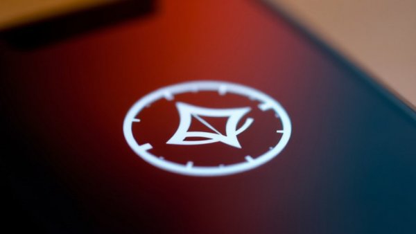 OpenAI logo displayed on a smartphone screen.