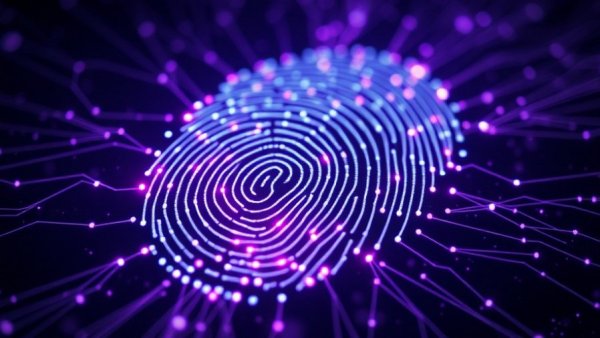 Futuristic Codex and AICC integration concept with digital fingerprint.