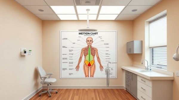Meridian Tooth Chart displayed in a dental office.