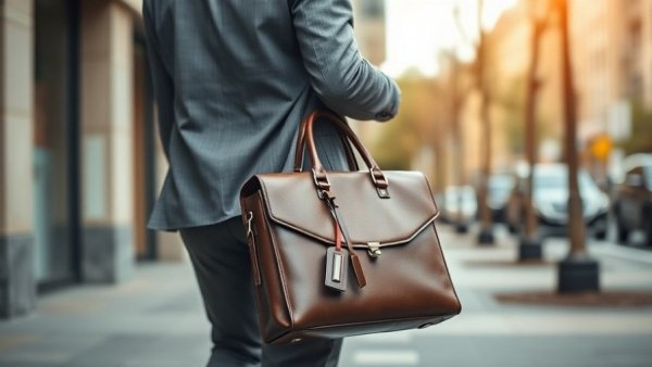 Stylish attorney with briefcase representing top attorneys for car accident cases in Austin.