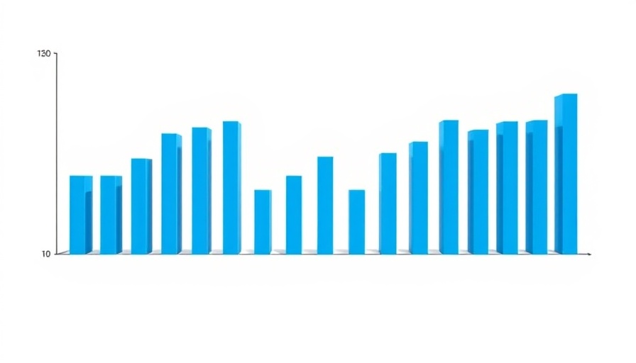 Blue bar graph illustrating data distribution, machine learning visualization.