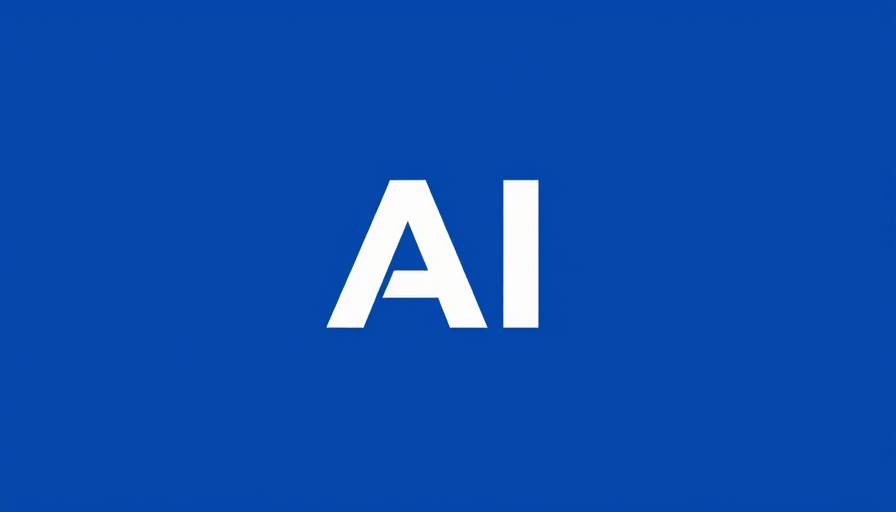 Minimalist AI blog logo on a blue background, AI Technologies.