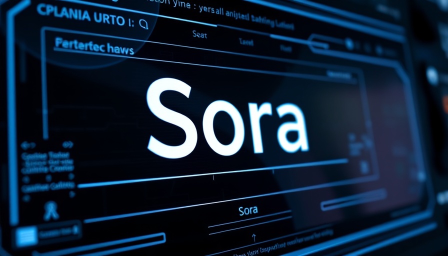 OpenAI Sora digital interface highlighting capabilities