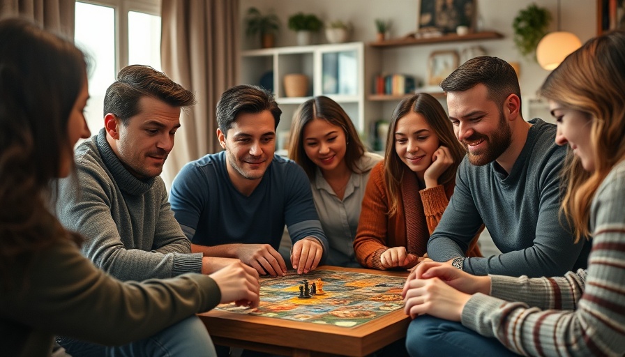 Group playing AI game night in cozy room