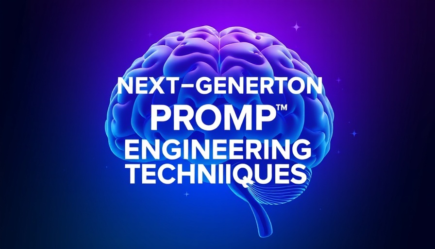 Futuristic brain illustration for prompt engineering techniques