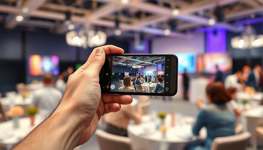 Samsung Unpacked 2025 event captured on smartphone camera.