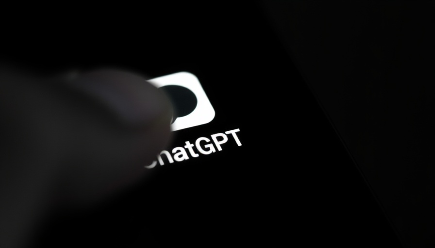 Close-up of glowing ChatGPT icon with finger interaction.