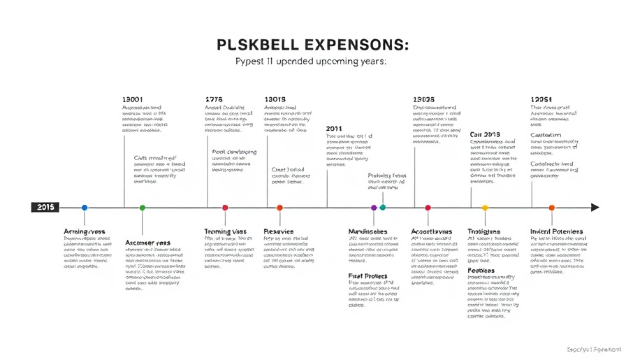 AI risks timeline chart showing development phases from 2025 to 2031.