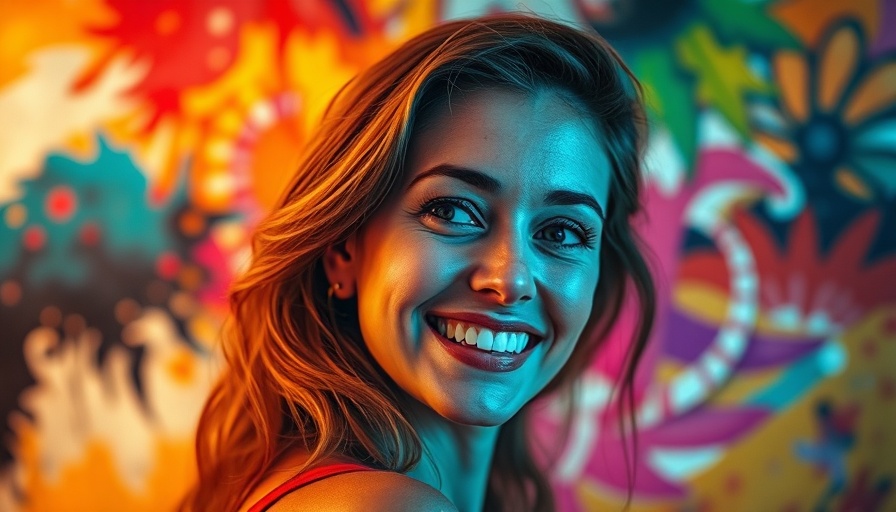 Colorful artistic portrait emphasizing creativity in gaming.