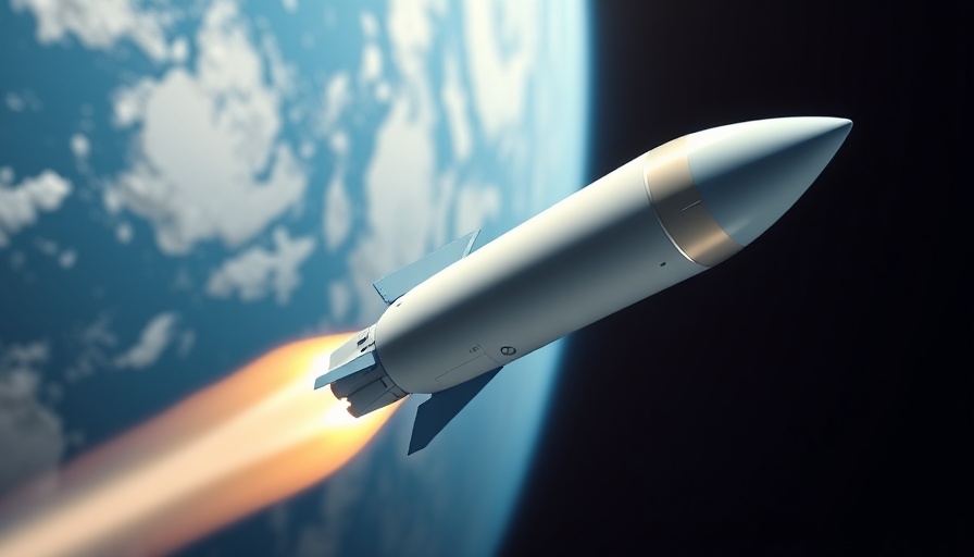 Blue Origin rocket in space representing aerospace industry shifts.