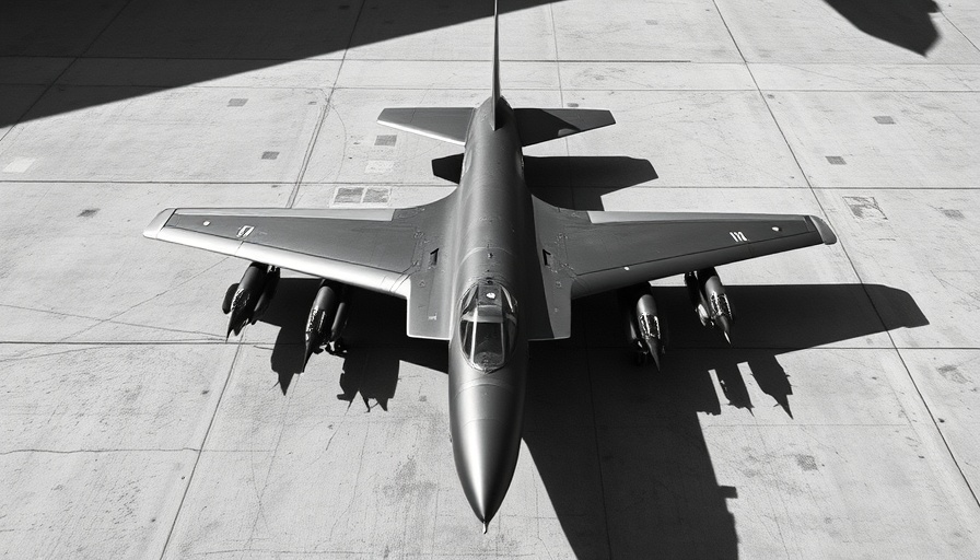 Vintage military jet encircled by ordinance on tarmac, UK AI Security Institute.