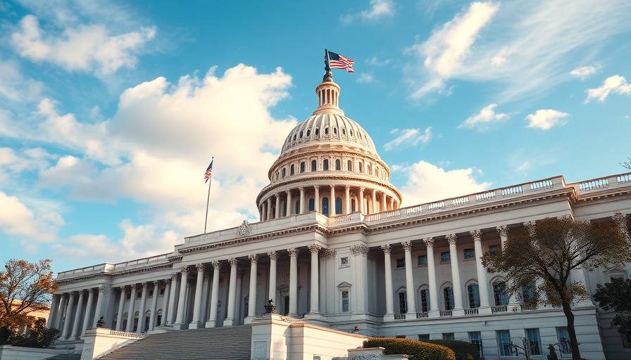 U.S. Capitol building with American flag under blue sky. Unusual facts about U.S. presidents.