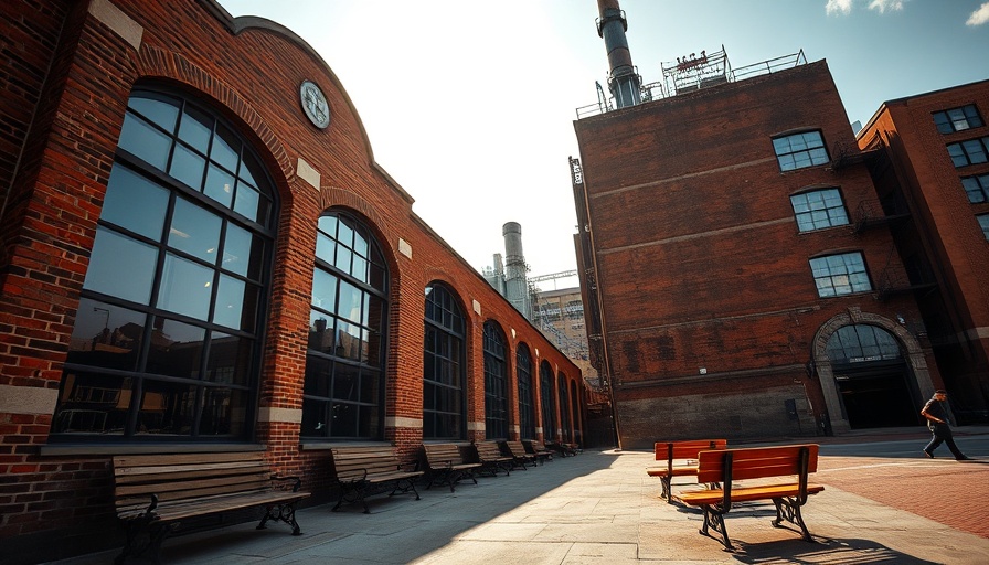 Industrial building facade depicting challenges in advanced manufacturing.