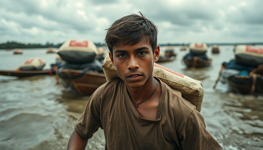 USAID Famine Early Warning Systems Network aid delivery in flooded region.