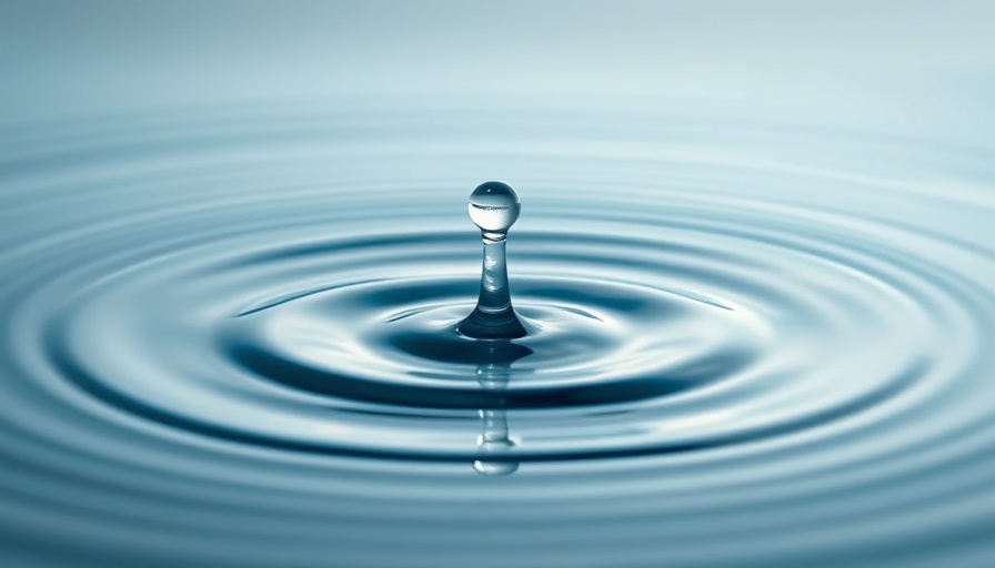 Serene water ripples symbolizing digital detox for organizations