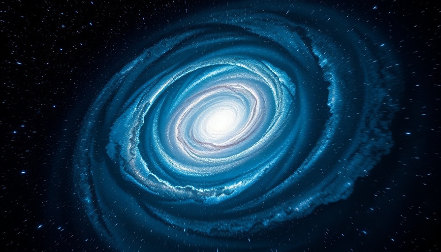 Galactic swirl represents torque clustering AI learning.