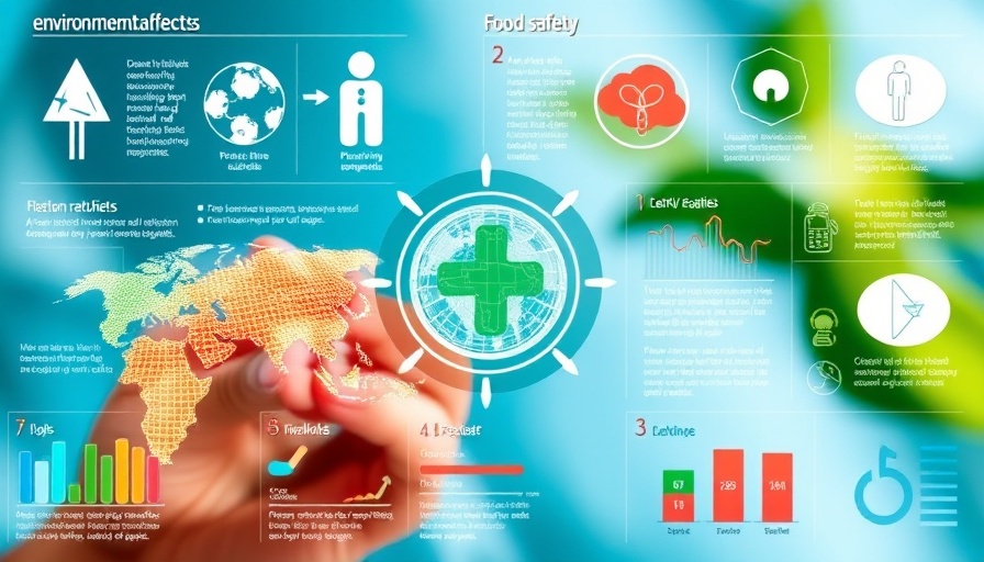 Informative infographic on healthcare and environmental monitoring applications.