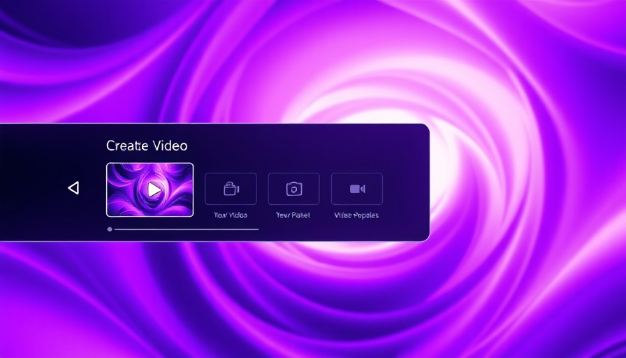 OpenAI video generation tool Sora integration interface on purple background