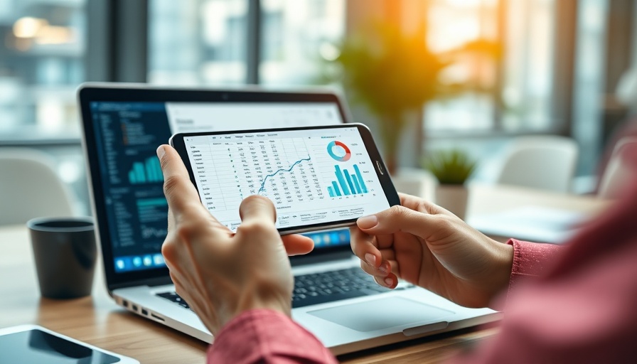 Google Sheets AI upgrade demonstrated on phone and laptop.