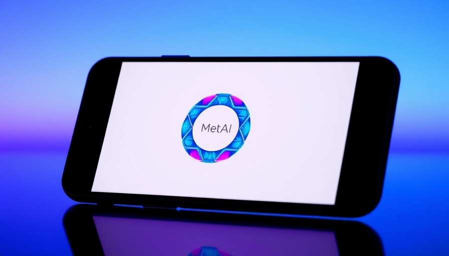 Meta AI standalone app release shown on smartphone screen with logo