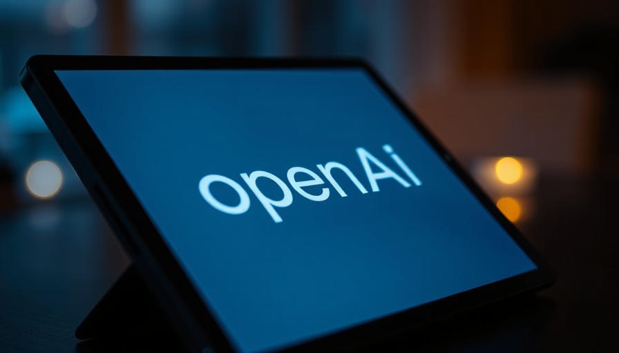 OpenAI logo on tablet screen for $50M research grant.