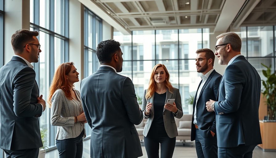 Professionals discussing enterprises adapting to personal liability rules in a modern office.