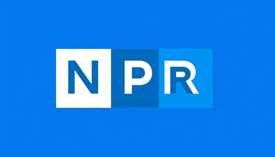 NPR logo symbolizing media communication during the COVID-19 pandemic impact five years later