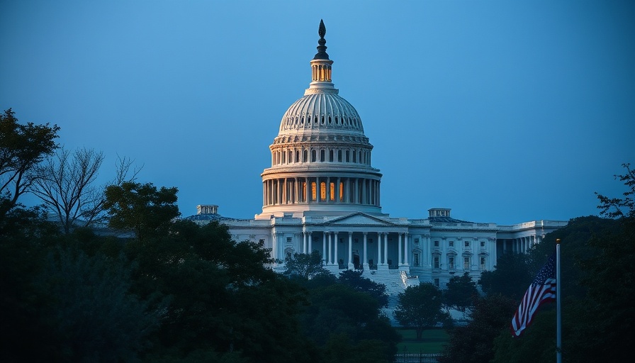 US Capitol building at dusk symbolizing House Republicans Medicaid Cuts.