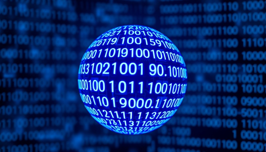 Binary code sphere with digital glow representing Akka Agentic AI Platform.