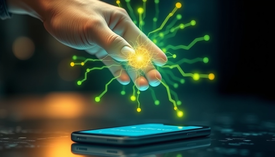 AI Agent for Test Automation interacting with neural network hologram.