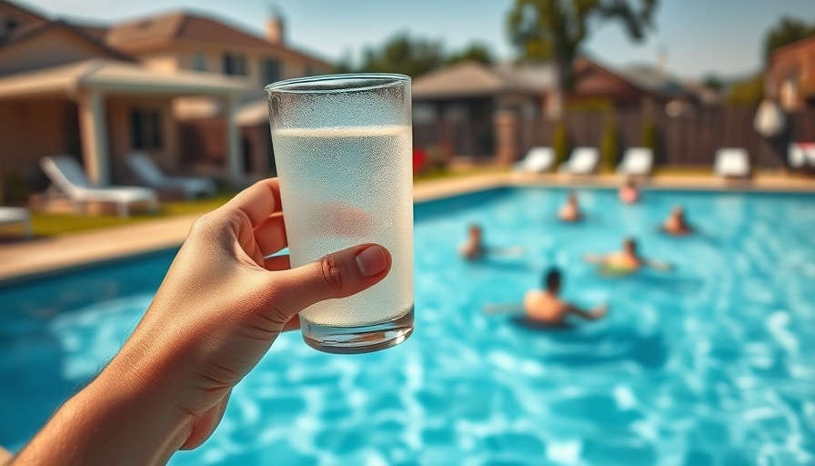 Friday Faves for Fitness poolside relaxation scene.