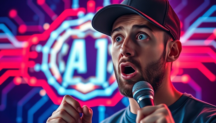 Surprised man with AI logo, OpenAI launches free offline model.