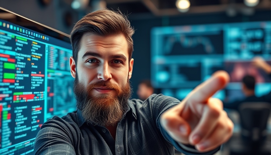 Generate AI Images and Videos Offline visual with confident man.
