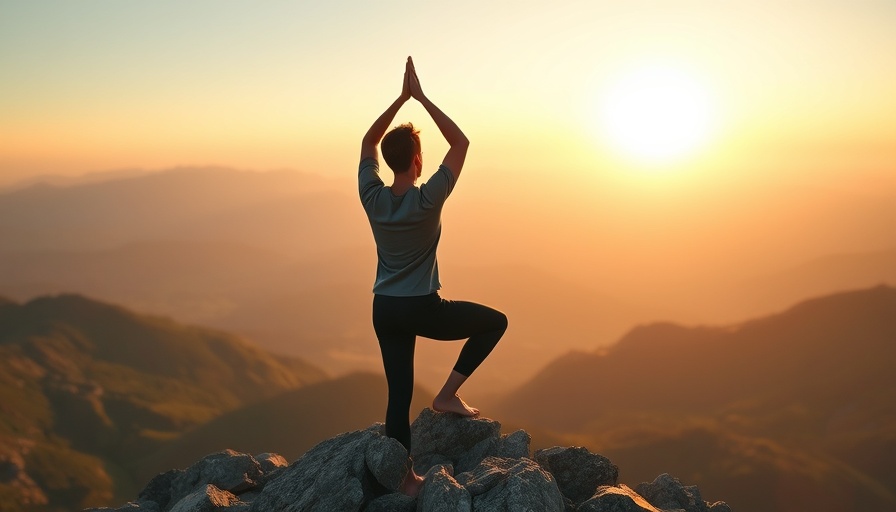 Effective Ways to Let Go in Life: Peaceful yoga at sunrise on a mountain peak.