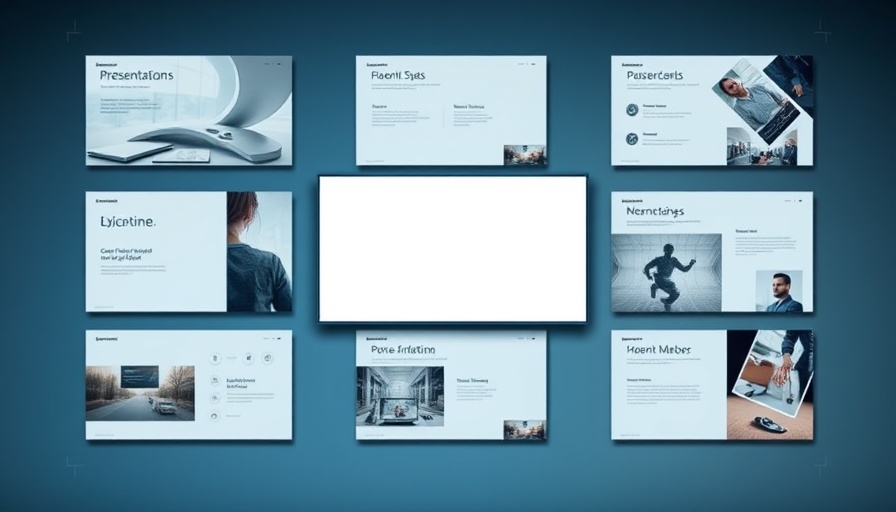 VoxDeck AI presentation maker interface with template thumbnails.
