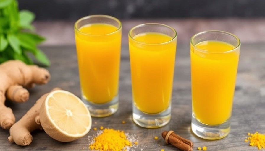 Anti-inflammatory Ginger Turmeric Immunity Shots