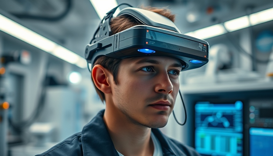 Person using Enhanced Neural Interface Technology in a lab setting.