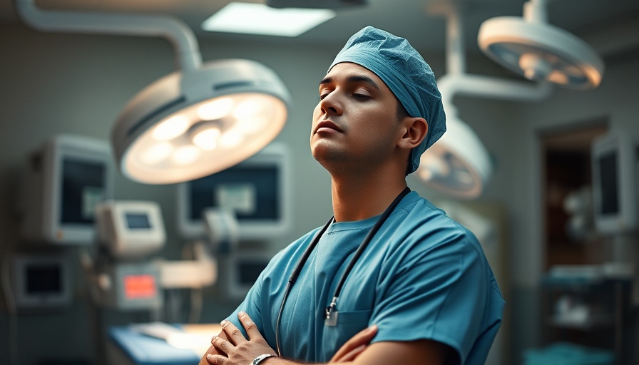 Neurosurgeon in Sierra Leone ready for surgery in operating room.