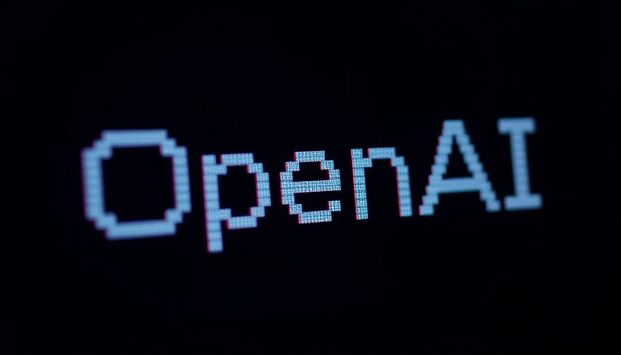 Pixelated OpenAI logo symbolizing AI dominance US vs China.