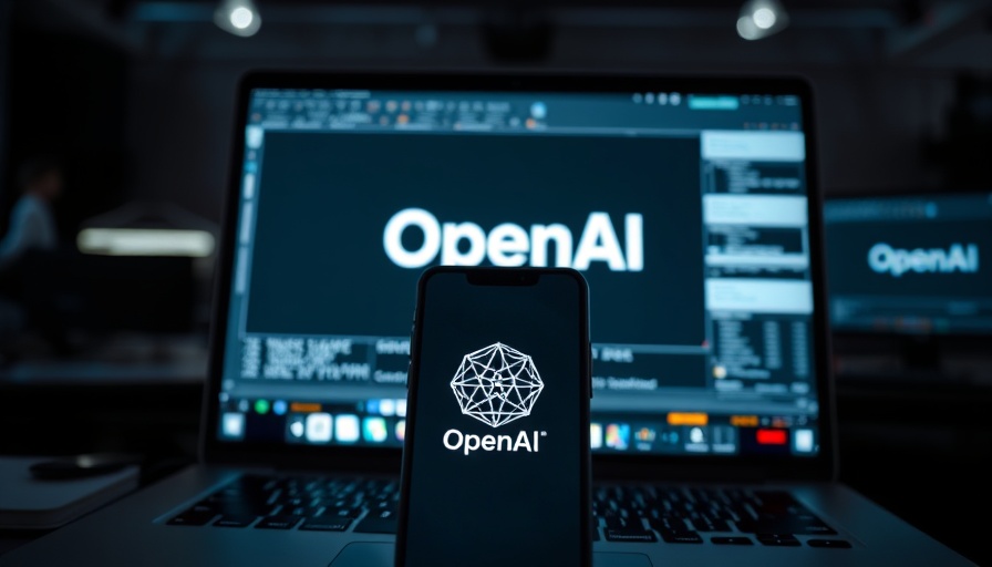 Unauthorized AI investments concept with OpenAI logo on devices.