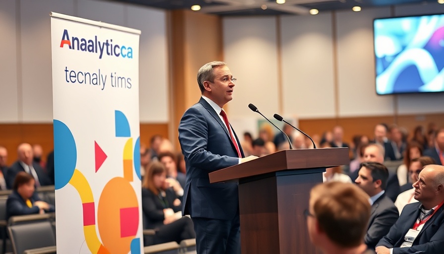 U.S. debut of Analytica technology at conference with speaker.