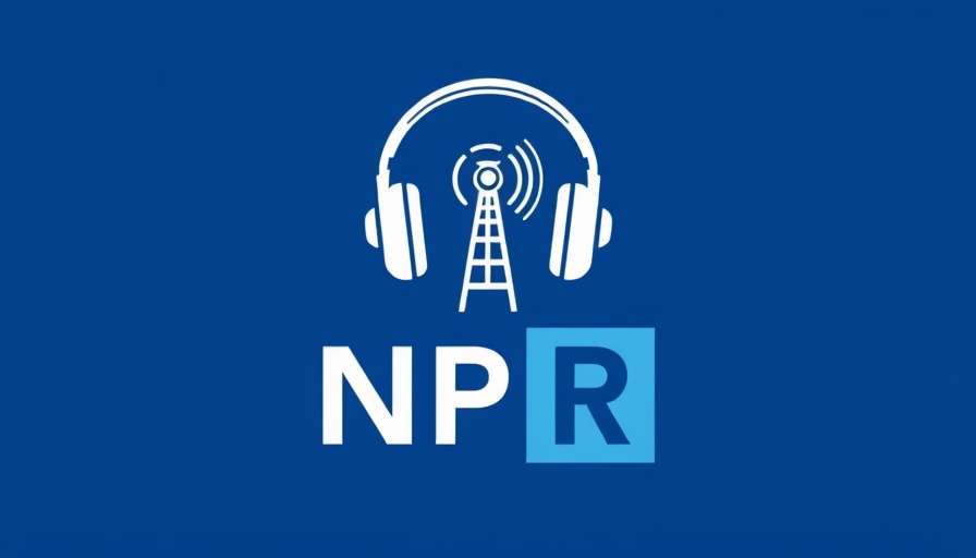 NPR logo in blue, representing broadcasting, New Dietary Guidelines discussion.