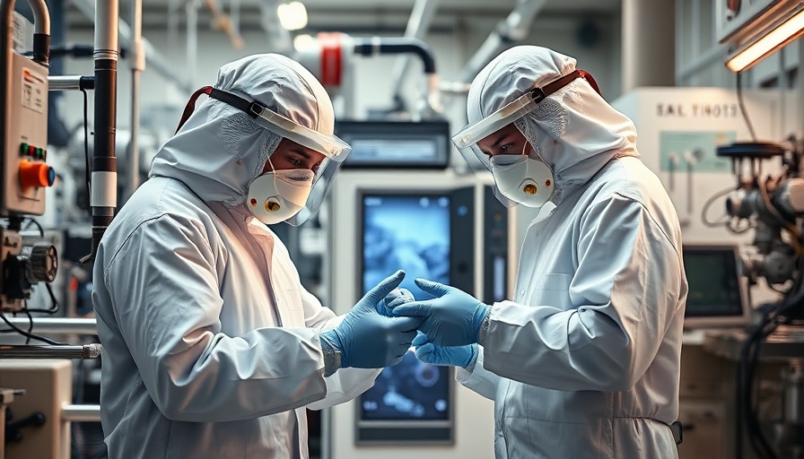 Thermo Fisher Solventum filtration deal, scientists in lab coats working with equipment.