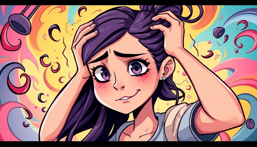 Strategies to Overcome Overwhelm visualized in expressive cartoon art.