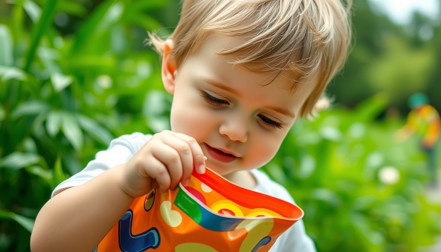 Child reaching into a snack bag, highlighting childhood obesity rates surpass underweight.