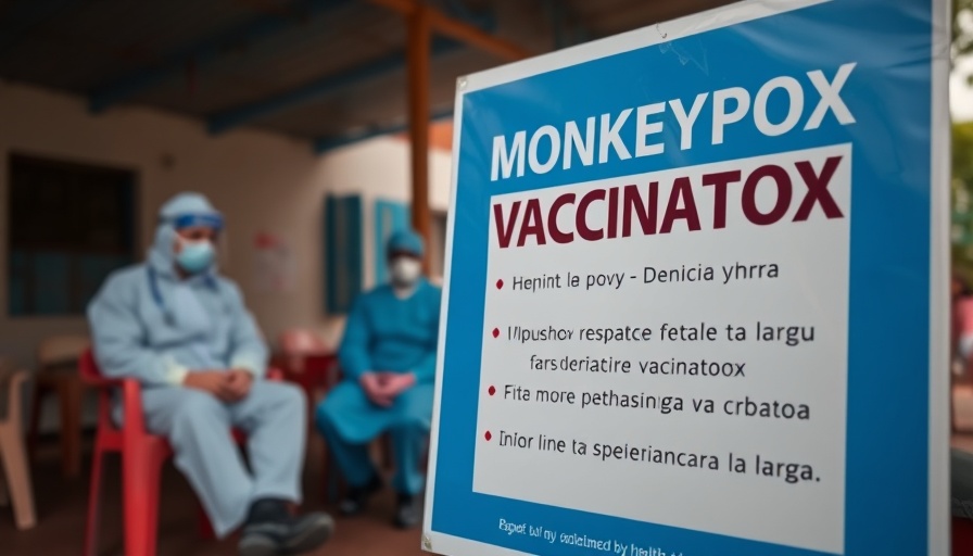 Reviving Monkeypox Name: Vaccination clinic sign detail.