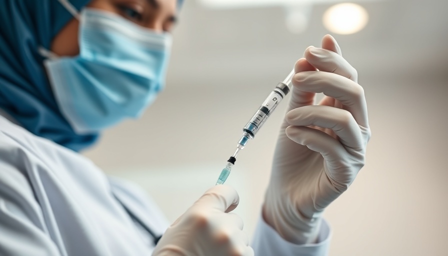 Healthcare worker preparing syringe for COVID vaccine eligibility 2025.