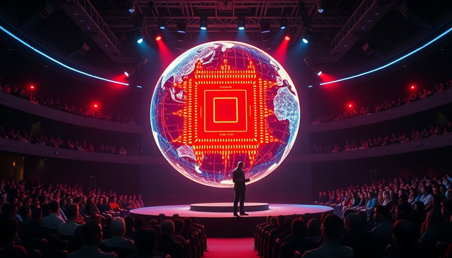 Google Quantum Chip New State of Matter presentation with dynamic visuals.