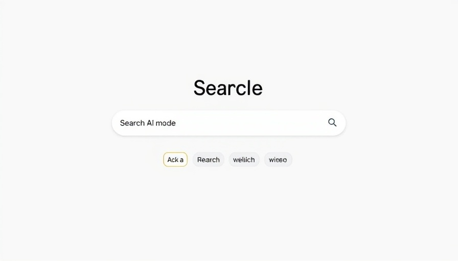 AI Mode in search interface with dynamic suggestions.